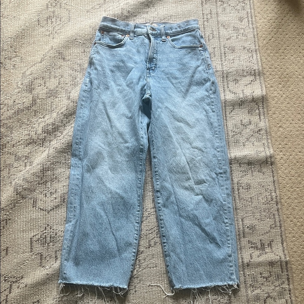 Madewell The Perfect Vintage Wide Leg Crop Jeans - Picture 2 of 8